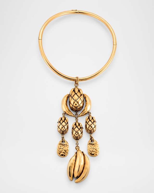 Brass Bananas Necklace